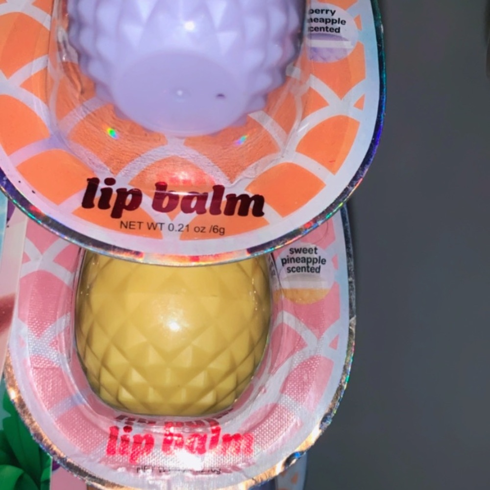 Pineapple and Berry Lip Balm Set